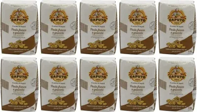 Produktbild von Caputo Farina Tipo '00' Pasta Fresca e Gnocchi - Weichweizenmehl für Pasta & Gnocchi (10 x 1 kg)