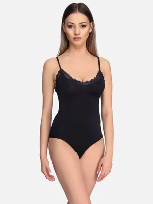 Produktbild von Merry Style Damen Body Ärmellos MS10-286 (Schwarz, L)
