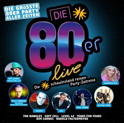 Produktbild von Die 80er Live - Die Gröáte 80er Party Aller Zeiten