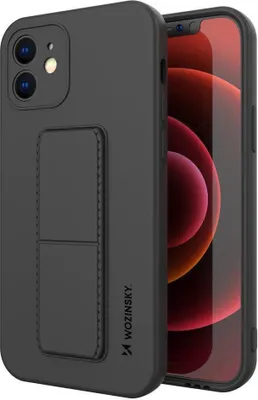 Produktbild von Wozinsky Kickstand Case Silikonhülle Mit Stand Iphone Xs Max Schwarz