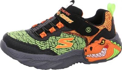 Produktbild von Skechers Dino Lights Klettschuh Schwarz