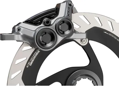 Zdjęcie produktu dla Przedni zacisk hamulca tarczowego Shimano Br-m9220 Xtr Srebrny Srebrny Jeden rozmiar