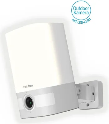 Produktbild von Beafon Safer 4L, IP-Sicherheitskamera, Draußen, Kabellos, Amazon Alexa & Google Assistant, 600 lm, Wand
