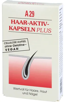Produktbild von A29 Haar-Aktiv-Kapseln plus wertvoll für Haare, Haut und Nägel, 30 St. Kapseln