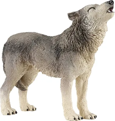 Produktbild von Papo Heulender Wolf, 3 Jahr(e), Wild animal kingdom, Grau, Weiß, PVC