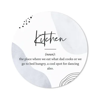Produktbild von MuchoWow® Mauspad Mousepad Sprichwörter - Küche - Papa - Zitate - Definition Küche 30x30 cm - Mousepads - Maus Mat - Pad - Mausunterlage - Tischunterlage - Schreibtischmatten