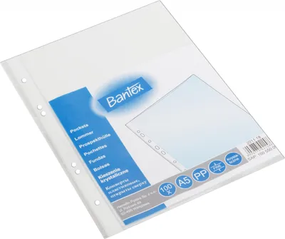Produktbild von Paczka koszulki krystaliczne A5 Bantex PP 45 mikr. 100 sztuk