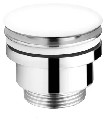 Immagine prodotto di Rubinetto per lavabo a click-clack, modello UNO, in Vetroceramica, con apertura completa