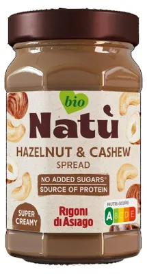 Productafbeelding van Natù Hazelnut & Cashew Spread No Added Sugars (220 gr)