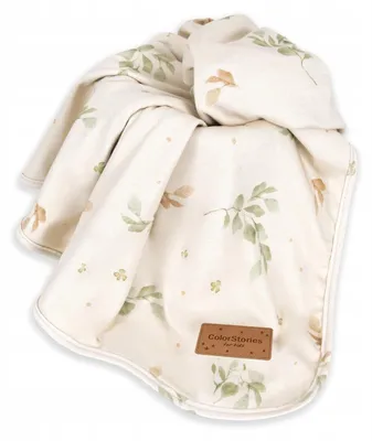 Produktbild von ColorStories Babydecke Baumwolle Eukalyptus 90x75cm