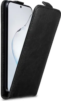Produktbild von Cadorabo Hülle für Samsung Galaxy NOTE 10 PLUS Schutz Hülle in Schwarz Flip Etui Handyhülle Case Cover