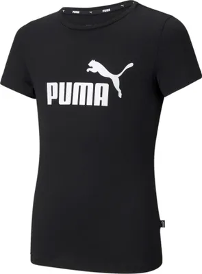 Produktbild von Puma Essentials Logo T-Shirt Kinder schwarz weiß Gr 128