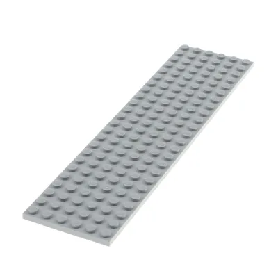 Produktbild von 1x Lego Zug Bau Platte 6x24 neu-hell grau Grundplatte Eisenbahn 10663 10224 3026