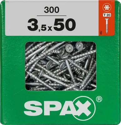 Produktbild von Spax Universalschrauben 3.5 x 50 mm TX 20 - 300 Stk.