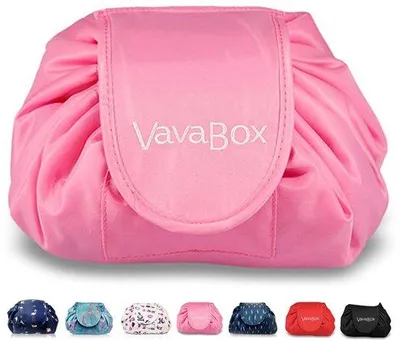 Produktbild von Große rosa Kosmetiktasche mit Tragegriff