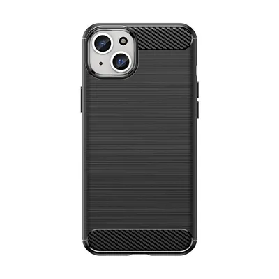 Produktbild von Carbon Shield TPU Hülle für iPhone 15 Plus - Schwarz KP27708