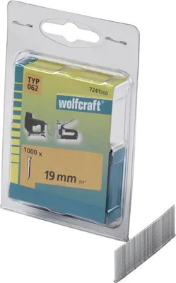 Obrázok produktu pre Wolfcraft Sponky Typ 062 19 mm 1000 ks