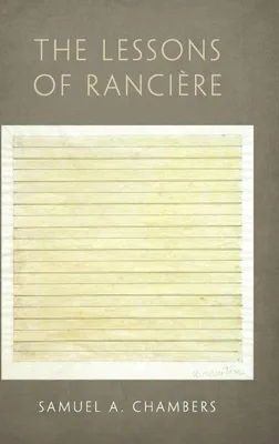 Produktbild von Lessons of Ranciere