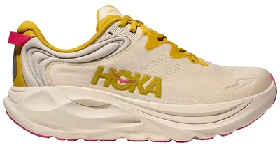 Immagine prodotto di Scarpe da running da donna Hoka Gaviota 6, colore beige/giallo, taglia 38 2/3