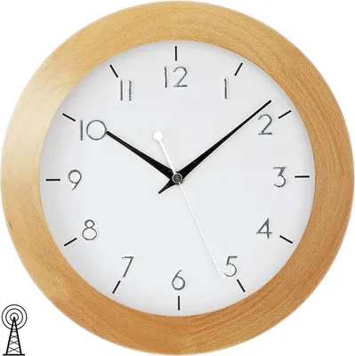 Produktbild von AMS Funk-Wanduhr, Funkwerk, D29x5cm, 5836