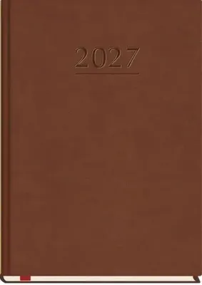 Obrázek produktu pro Plánovač 2025, formát A5, týdenní, v oblíbené hnědé barvě – Michalczyk a Prokop