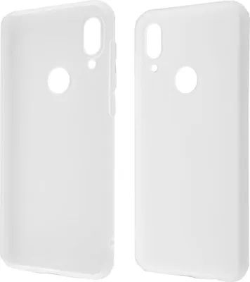 Produktbild von caseroxx Schutz-Hülle TPU-Hülle kompatibel mit UMIDIGI A3s, Gummi Handy Tasche weiß-transparent