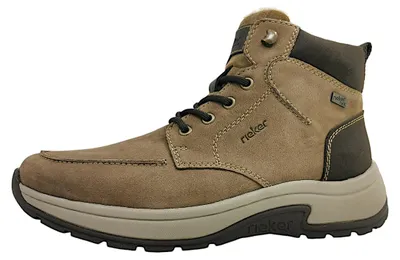 Produktbild von Rieker Herren sportliche Stiefeletten/ Outddorschuhe/ Winterboots Braun Leder Synthetik wasserfest Größe: 43