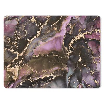 Produktbild von MuchoWow® Mauspad Mousepad Marmor - Gold - Stein - Abstrakt 40x30 cm - Mousepads - Maus Mat - Pad - Mausunterlage - Anti Rutsch