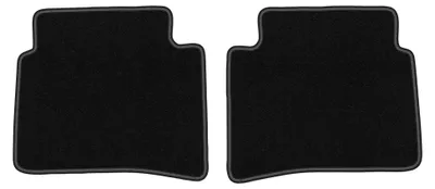 Produktbild von Velours-Fußmatten Hinten für Toyota Prius IV 2017- (Schrägheck) – 2-tlg, Schwarz, passgenau – Wielganizator LUX