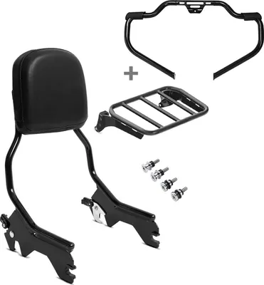 Produktbild von Set Sissybar + Sturzbügel für Harley Heritage Softail Classic 114 18-2