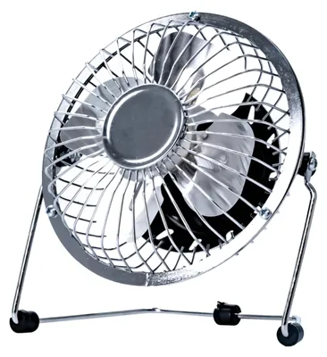 Image de Ventilateur de table USB | Mini-ventilateur portable de 10,2 cm | Un seul réglage de vitesse