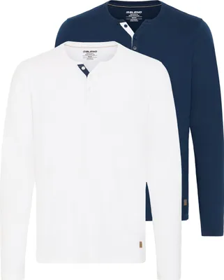 Produktbild von Blend BHMBHOLLIE Herren Longsleeve Langarmshirt Shirt Baumwollmischung regular fit
