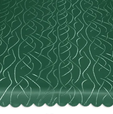Produktbild von Tischdecke eckig 130x160 cm Struktur damast Streifen bügelfrei fleckenabweisend #1156 grün dunkel