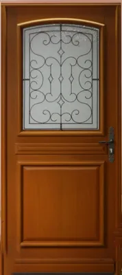 Image de Porte d'entree Bois vitree, Perault, H215 x L90 p.Gauche Cotes Tableau