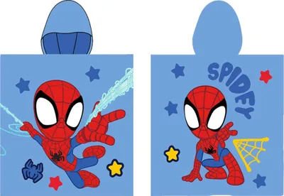 Produktbild von Spiderman Kapuzenponcho-Handtuch