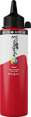 Produktbild von Daler Rowney System3 Acrylfarbe Crimson 250 ml 1 Stck