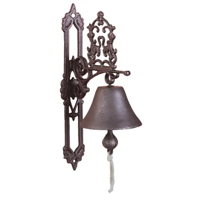Produktbild von Nostalgische Türglocke, Türklopfer ANTIK aus Gusseisen, schwere Qualität