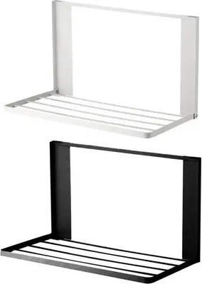 Produktbild von Famanu Magnetisches Regal - Faltbare Ablage für Küche und Bad - Weiß