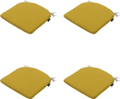 Produktbild von Madison - Sitzkissen Panama senf - Ca. 46x48 cm - 4er-Set