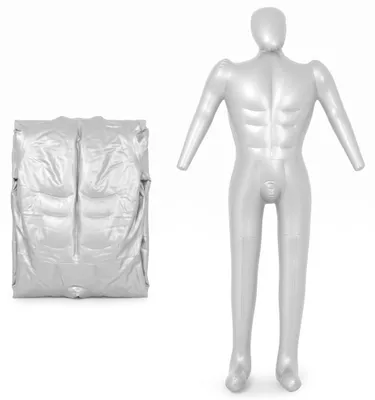 Produktbild von Aufblasbare Schaufensterpuppe 180 cm, PVC, für Modepräsentation