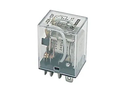 Productafbeelding van Hoge prestaties relais, 10A/24VDC-220VAC, 2 x omlegcontacten, 12Vdc