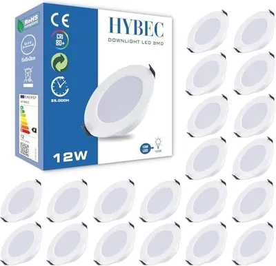 Zdjęcie produktu dla Oprawa sufitowa LED downlight 12W zimne światło 6500K sterownik