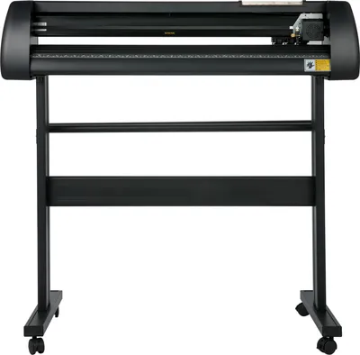 Zdjęcie produktu dla SucceBuy 28" wycinarka do płyt winylowych ze stojakiem - oprogramowanie Signmaster, podajnik papieru 720 mm - profesjonalna maszyna do tworzenia szyldów
