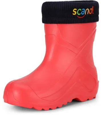 Produktbild von Ladeheid Kinder Mädchen Jungen federleichte Eva Thermo Gummistiefel gefüttert LA-763 (Rosa191u, 29 EU)