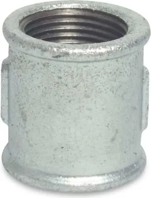 Produktbild von Gewindefitting Temperguss Muffe 3/8" IG x 3/8" IG