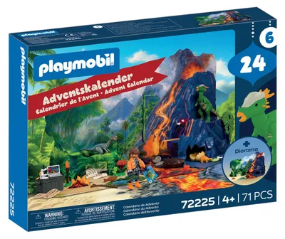Image de Calendrier de l'Avent PLAYMOBIL : Expédition dans le monde des dinosaures - 72225