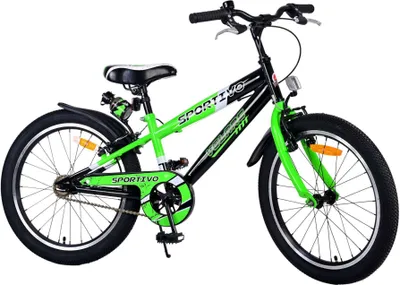 Produktbild von TPFSports Sportivo Kinderfahrrad - Jungen - 20 Zoll - 2 Handbremsen - Grün