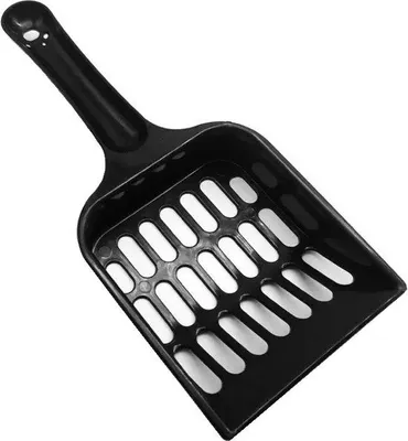 Immagine prodotto di Paletta per gatti | Paletta per escrementi | 20 cm | Nero