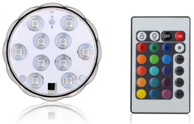 Produktbild von LED Untersetzer mit Fernbedienung