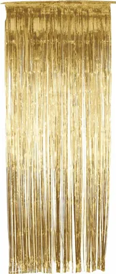 Produktbild von Goldener Lametta Tür-Vorhang